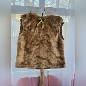 LionToddler Sleeveless Costume with Tail